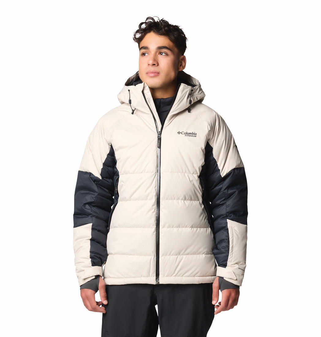 Columbia Men Brown Roaring Fork II Down Jacket – Adventuras India