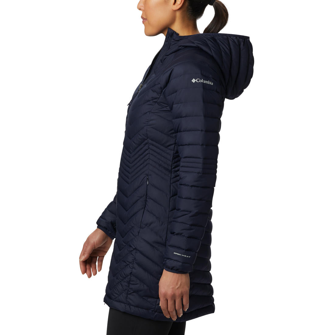 Columbia Women Navy Blue Powder Lite Mid Jacket