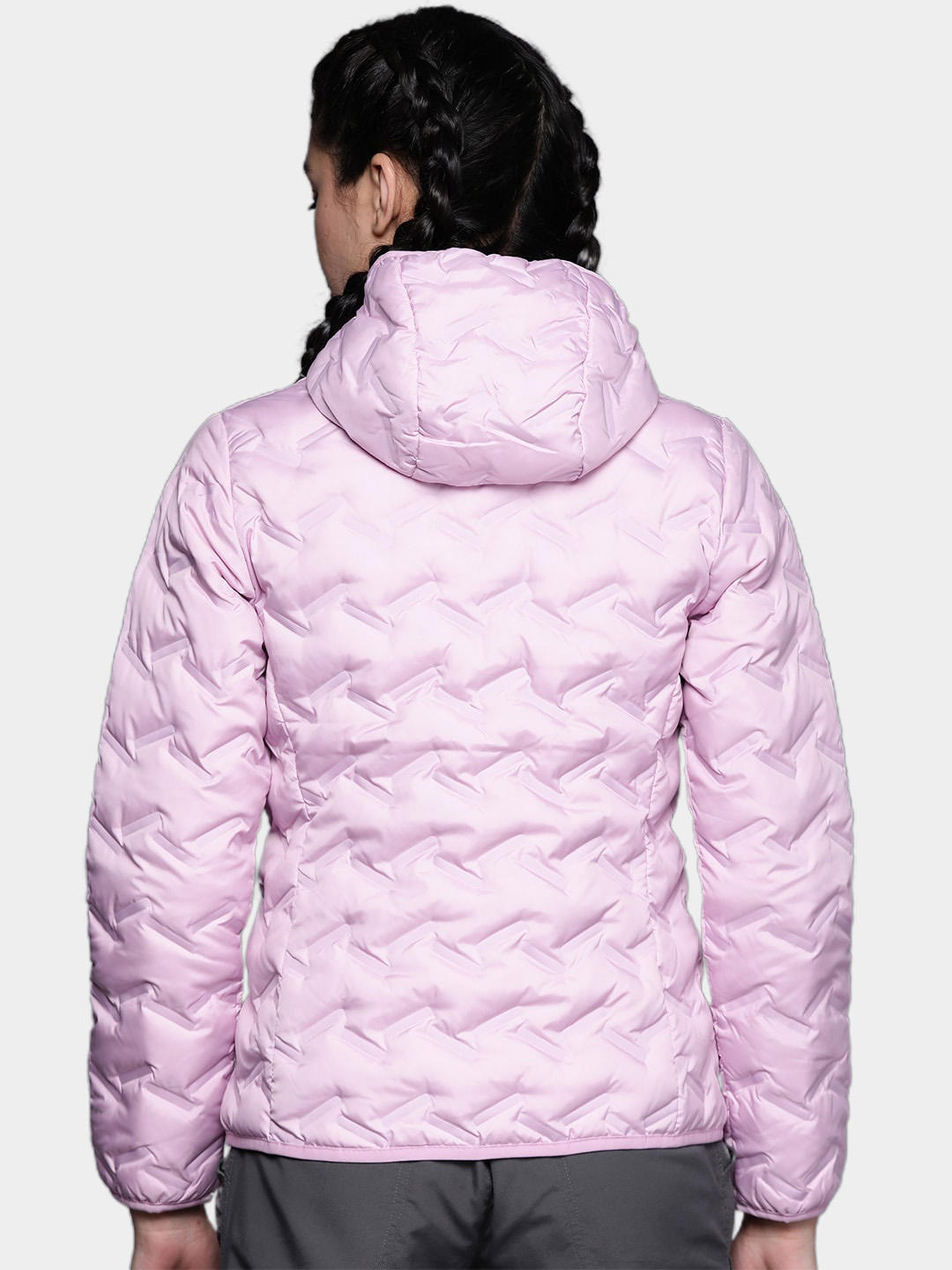 Columbia Women Purple Omni-Heat Reflective Delta Ridge Hooded Down Jacket