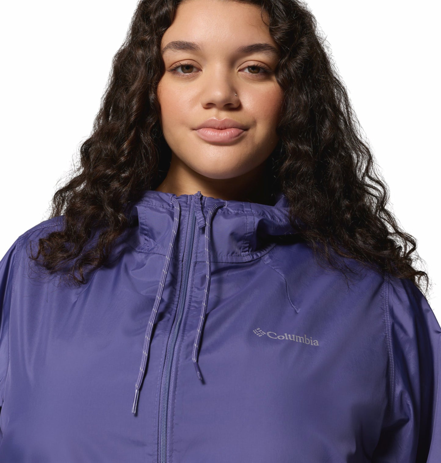 Columbia Women Purple Omni-Shade Flash Forward II Windbreaker
