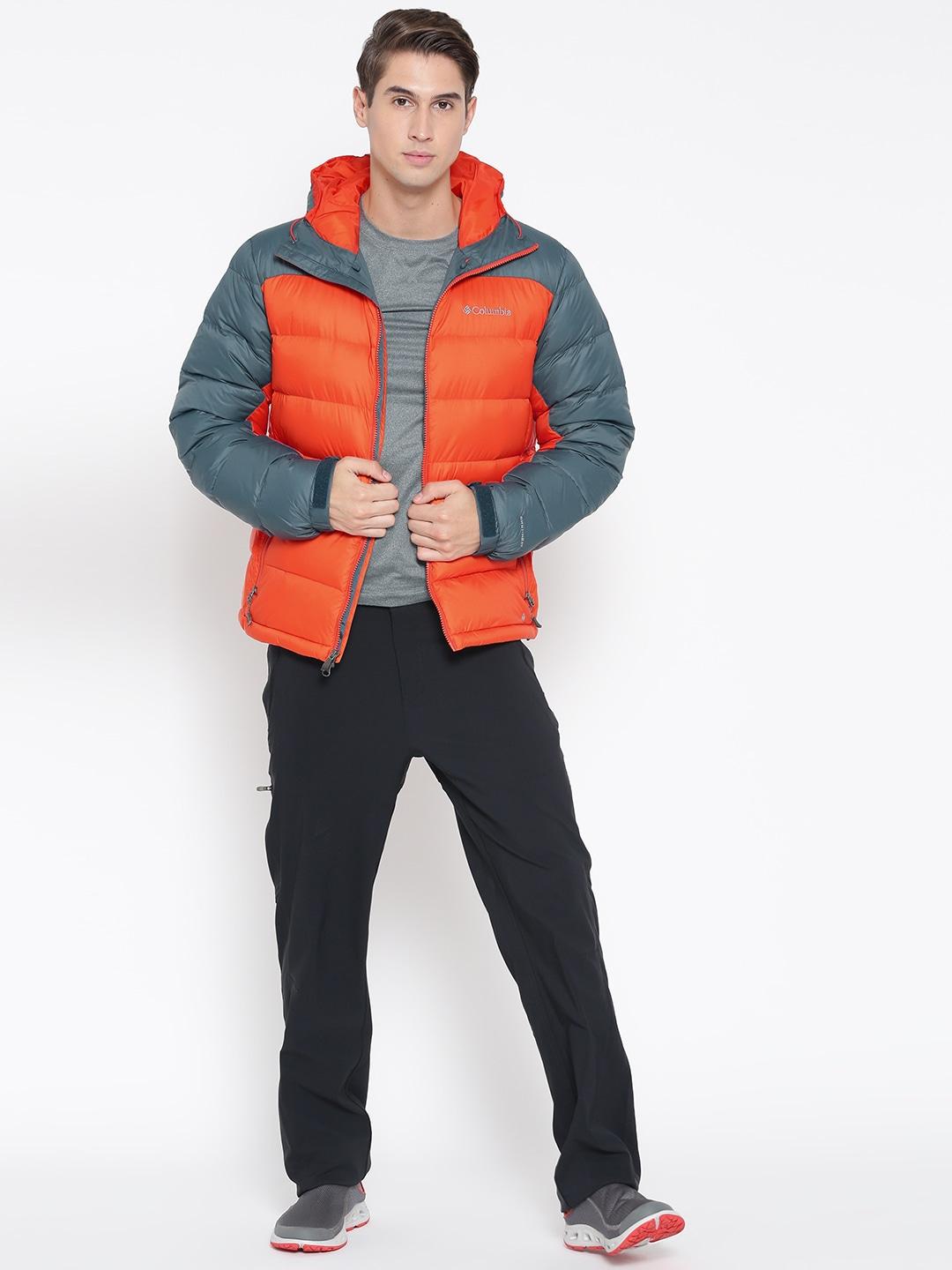 Columbia Men Orange Quantum Voyage Hooded Jacket