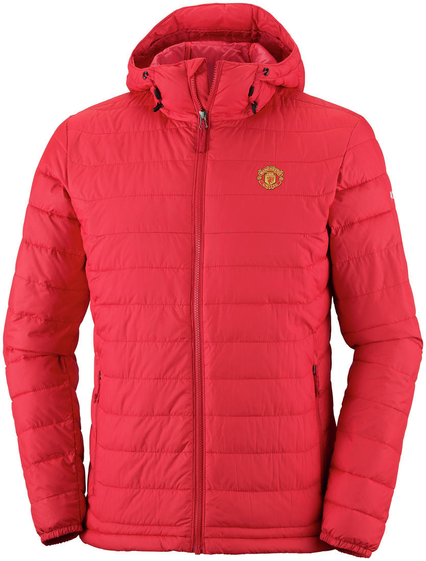 Columbia Men Red Powder Lite Hooded Jacket