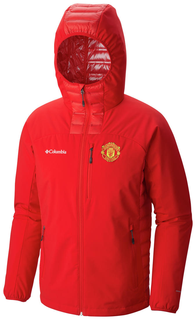 Columbia Men Red Dutch Hollow Hybrid Jacket