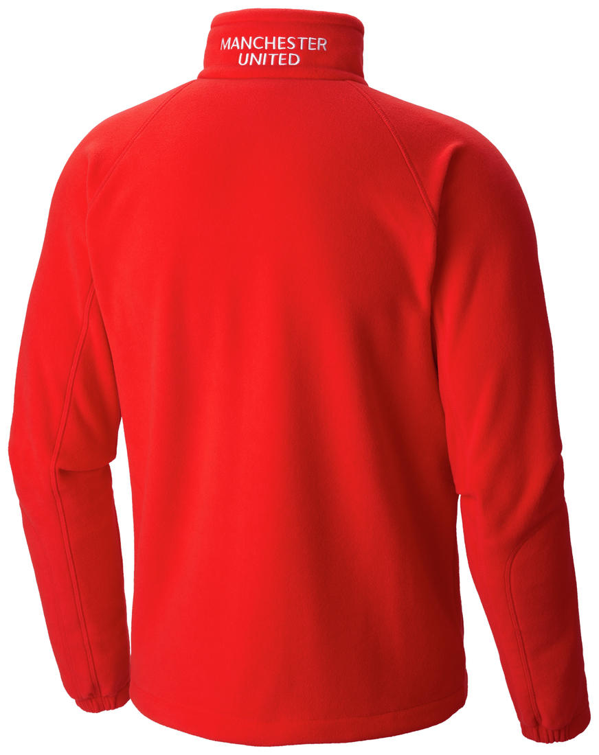 Columbia Men Red Fast Trek II Full Zip Fleece Jacket