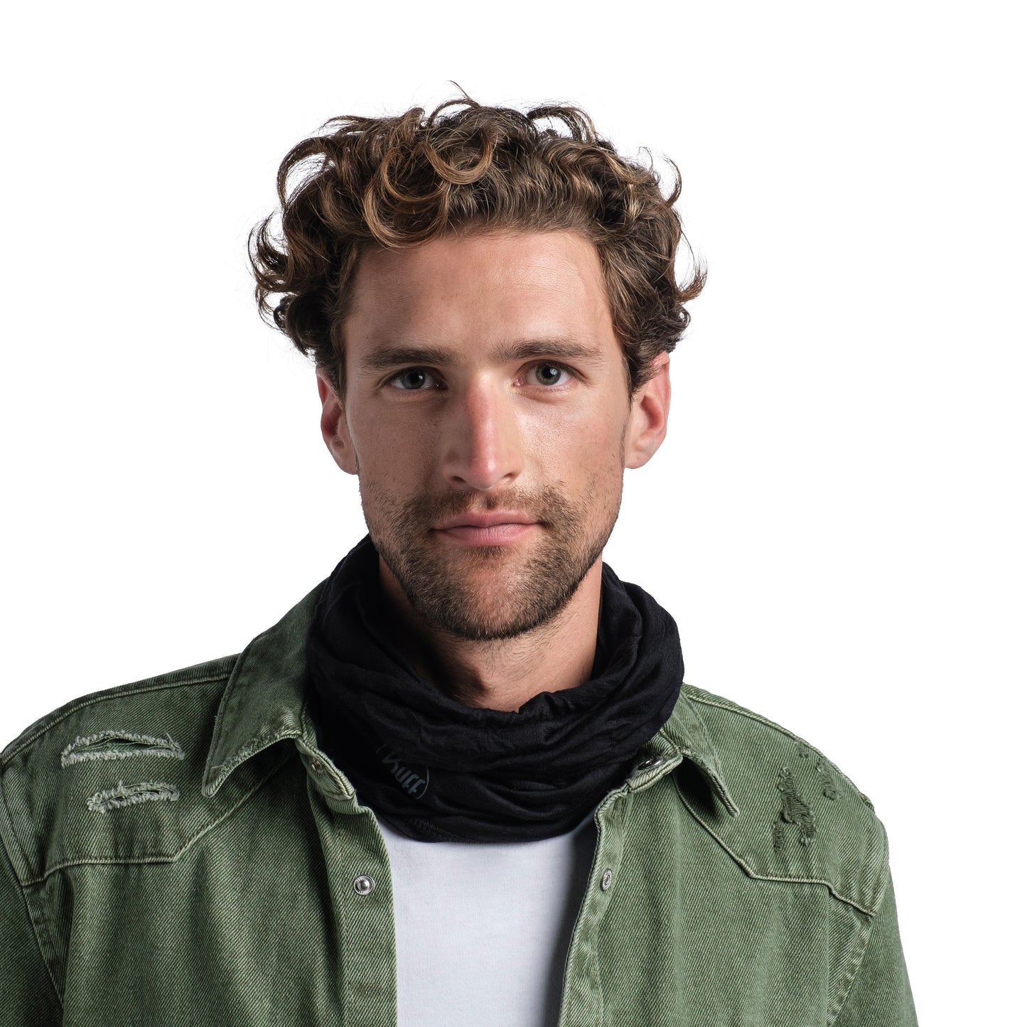 BUFF Unisex Black MERINO LIGHTWEIGHT SOLID BLACK