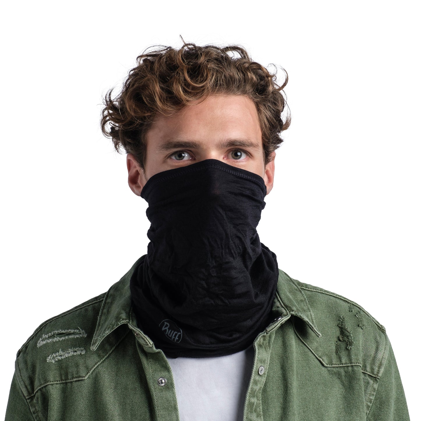 BUFF Unisex Black MERINO LIGHTWEIGHT SOLID BLACK