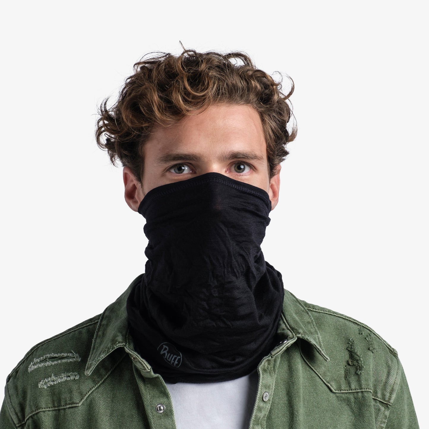 BUFF Unisex Black MERINO LIGHTWEIGHT SOLID BLACK
