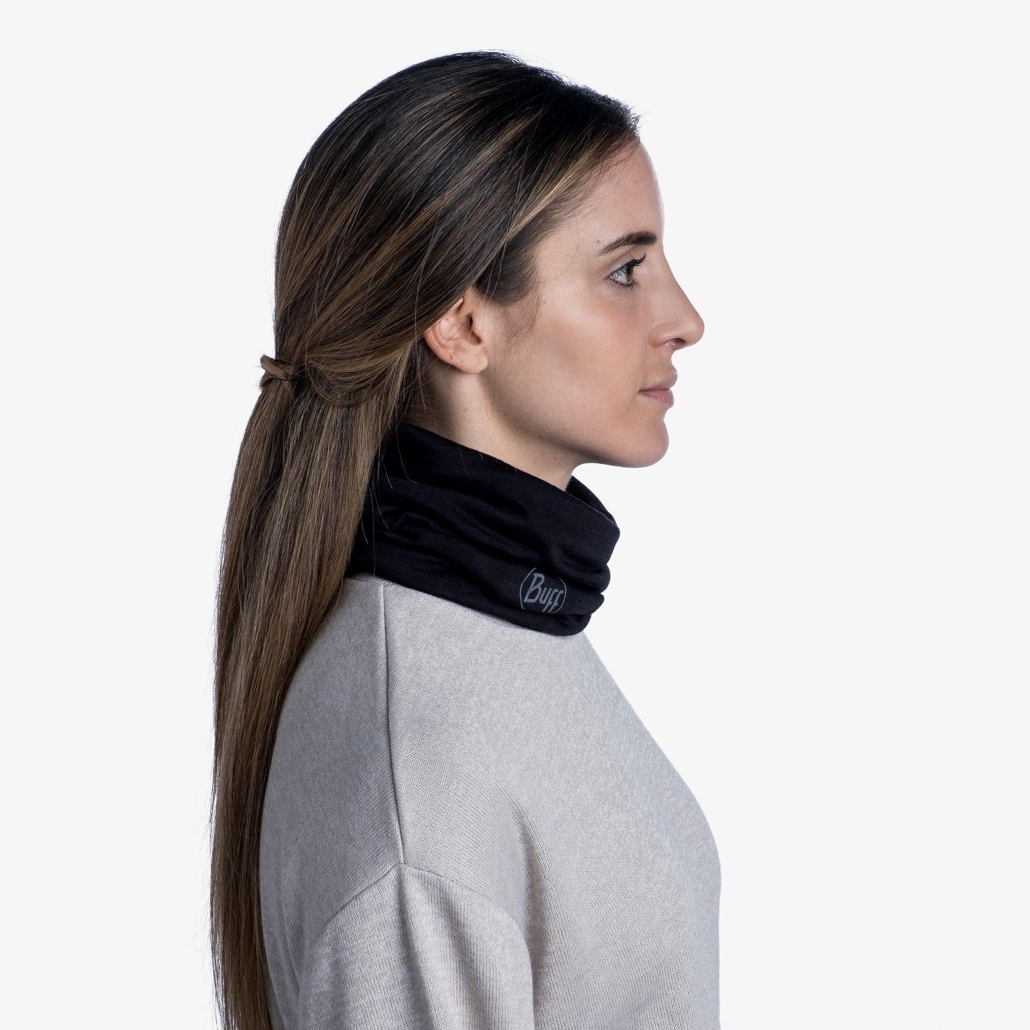 BUFF Unisex Black MERINO LIGHTWEIGHT SOLID BLACK
