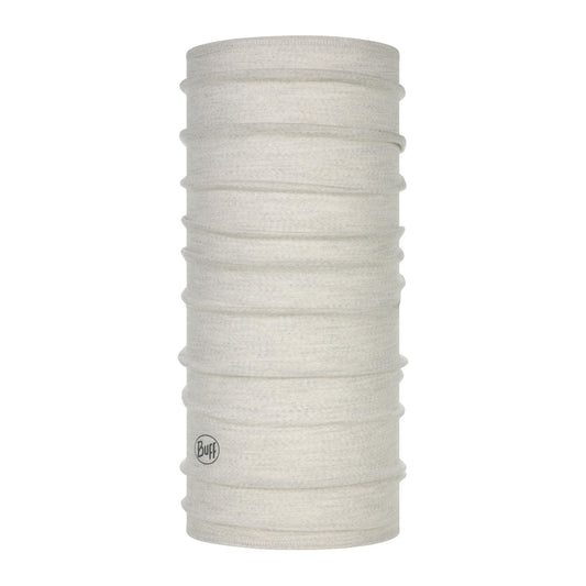 BUFF Unisex White MERINO LIGHTWEIGHT SOLID CLOUD