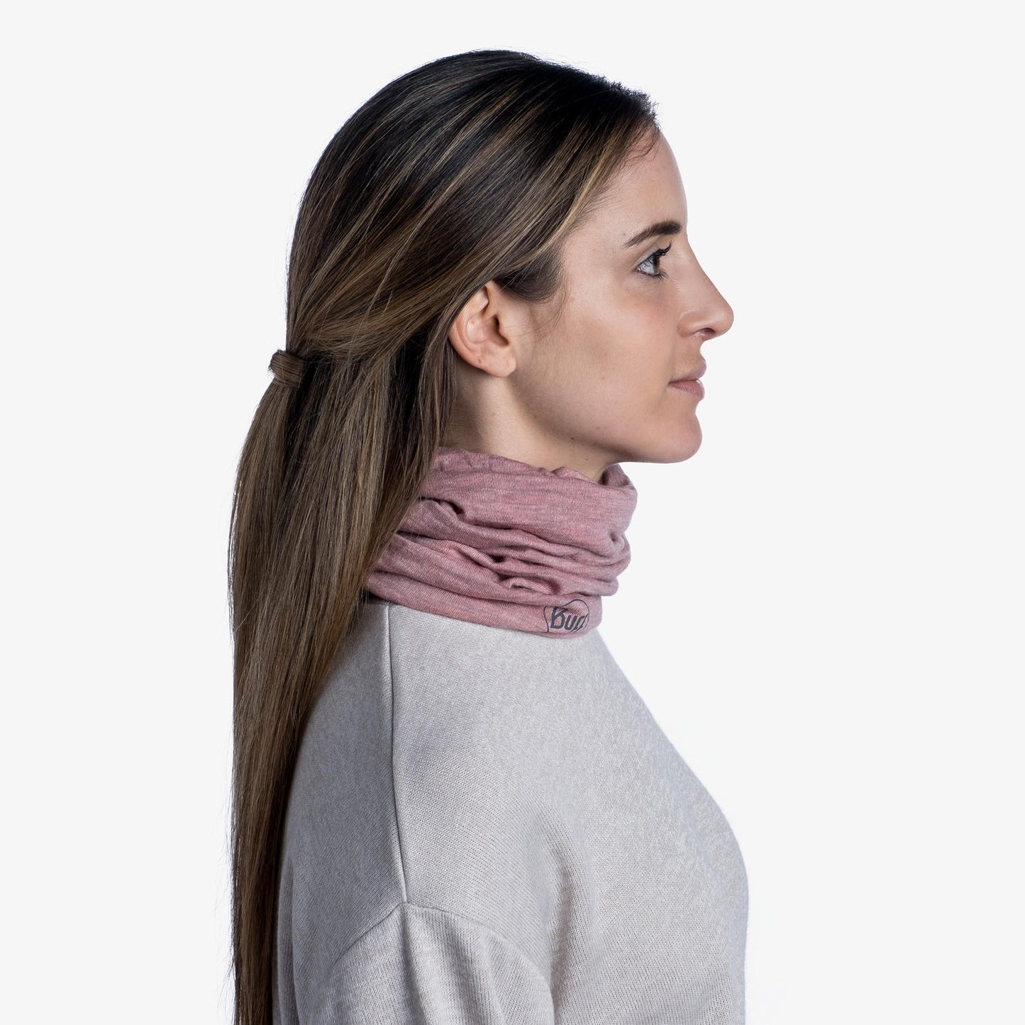 BUFF Unisex MERINO MIDWEIGHT MELANGE ROSEW OOD