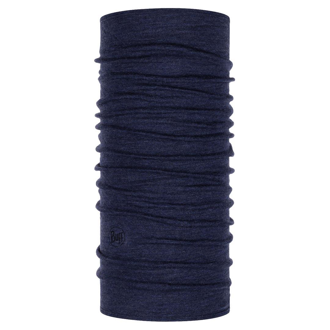 BUFF Unisex Blue Medium Weight Merino Wool NIGHT BLUE MELANGE
