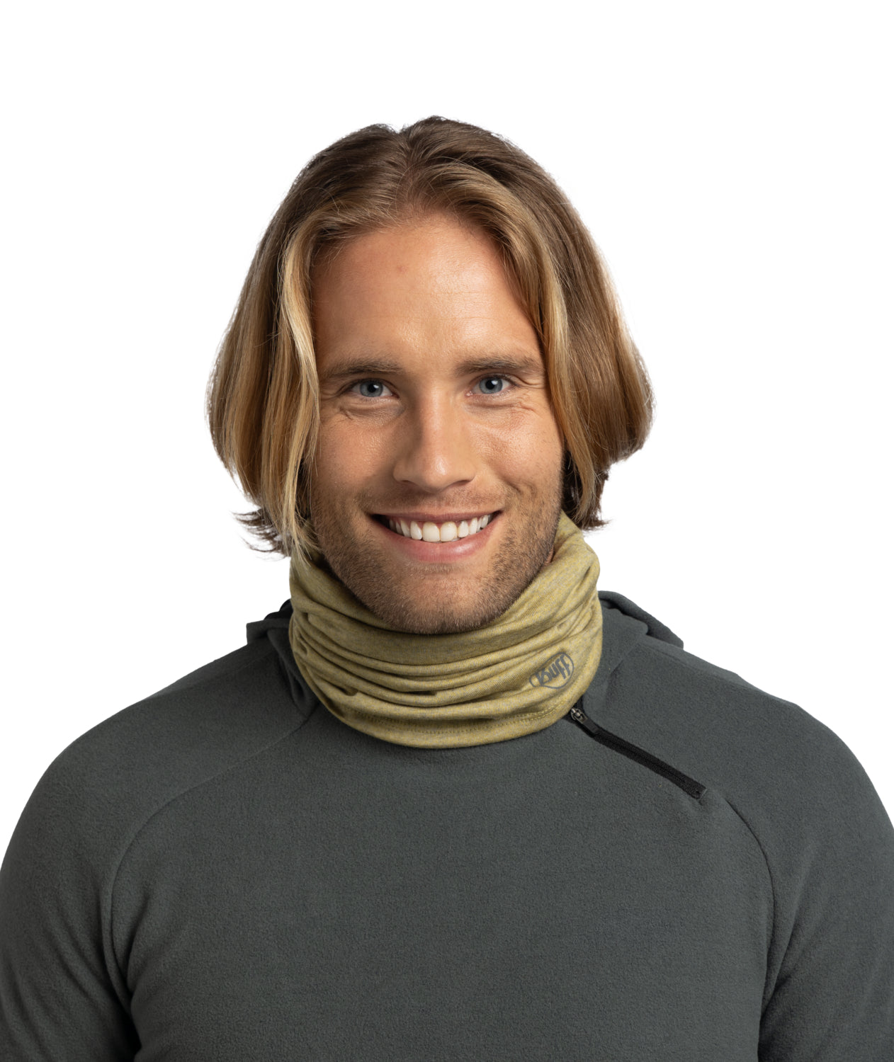 BUFF Unisex Green Mediumweight Merino Wool Tubular