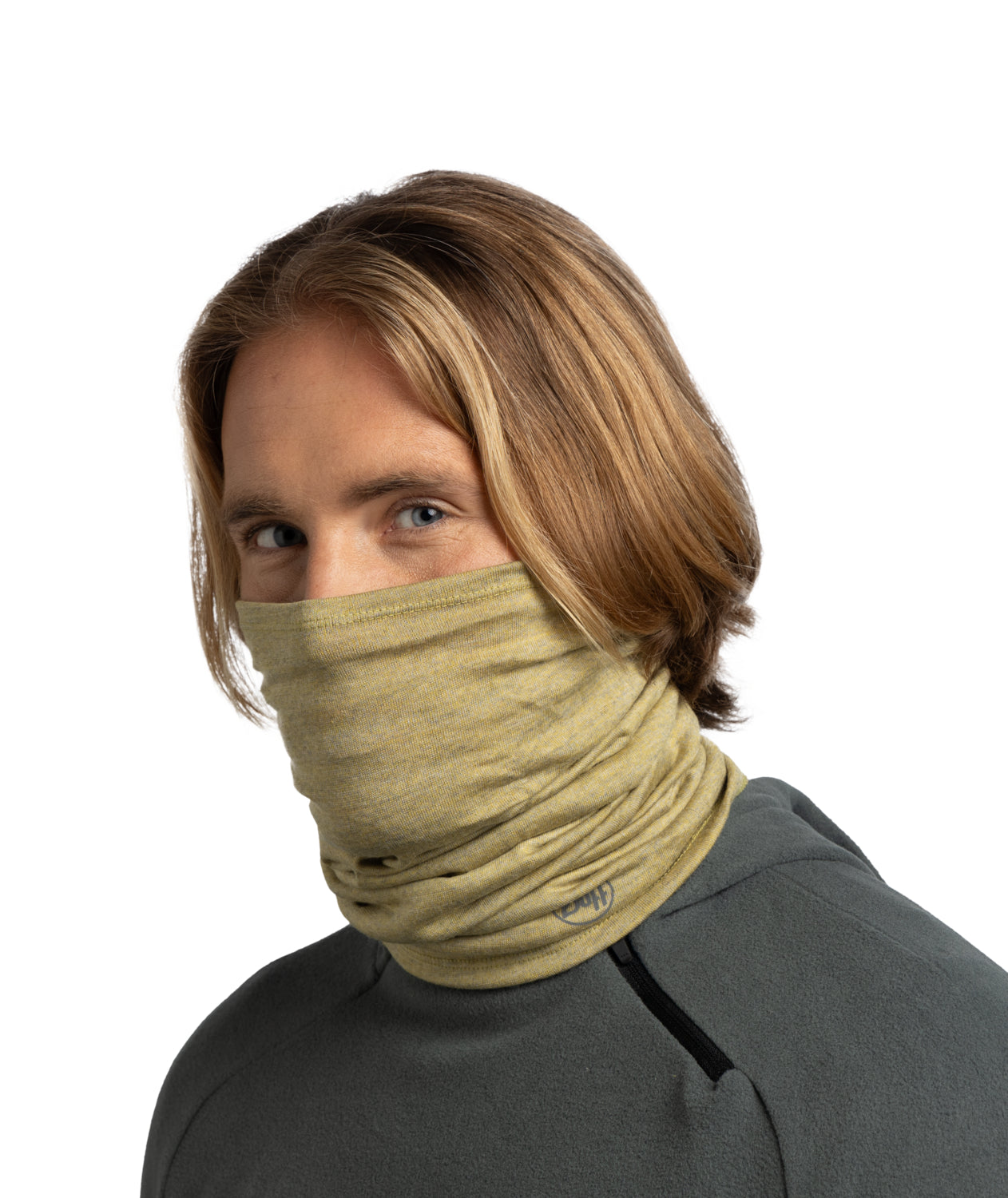 BUFF Unisex Green Mediumweight Merino Wool Tubular