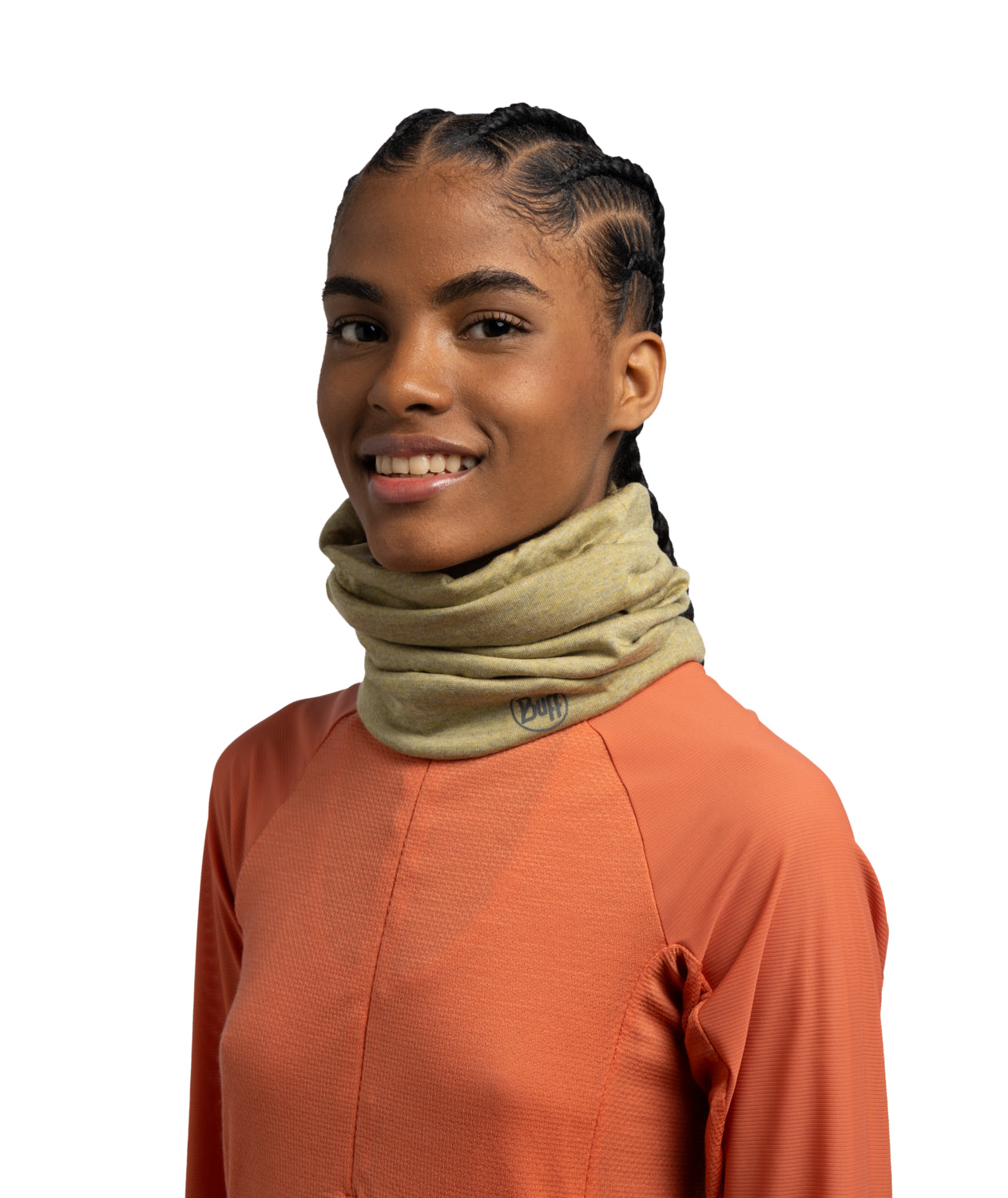 BUFF Unisex Green Mediumweight Merino Wool Tubular