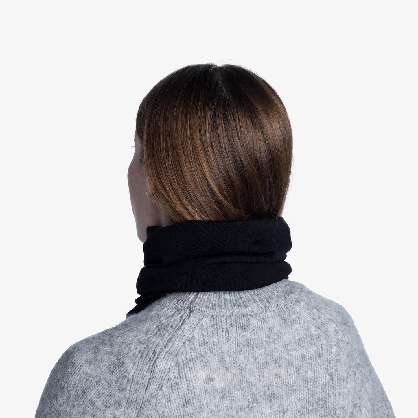BUFF Unisex Assorted Medium Weight Merino Wool SOLID BLACK