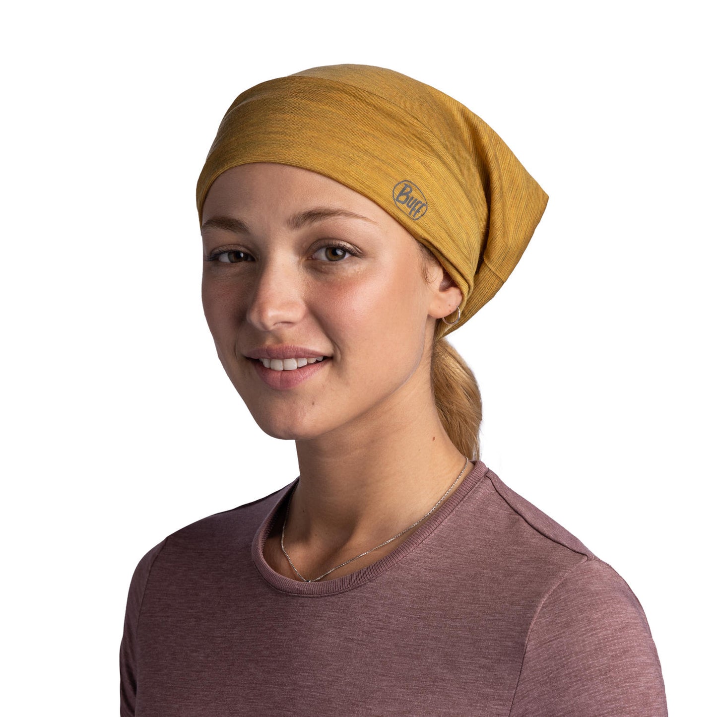 BUFF Unisex Brown MERINO LIGHTWEIGHT MULTISTRIPES MAIZE