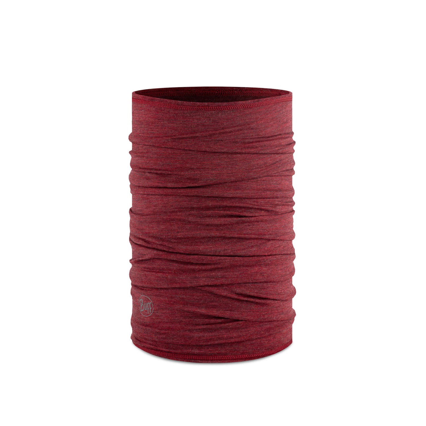 BUFF Unisex Red MERINO LIGHTWEIGHT MULTISTRIPES MARS RED