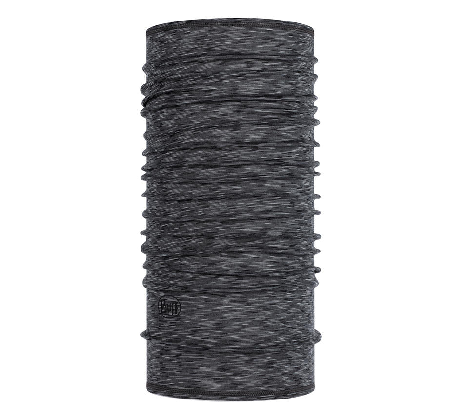 BUFF Unisex Grey LIGHTWEIGHT MERINO WOOL GRAPHITE MULTI STRIPES