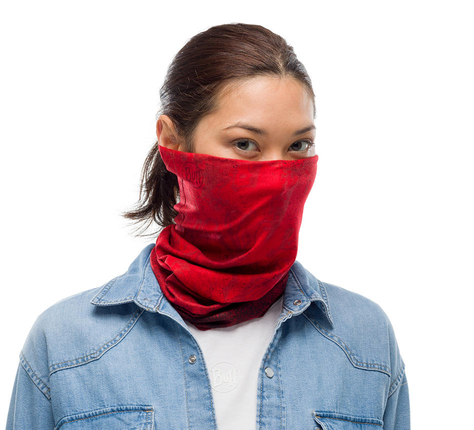 BUFF Unisex Red Original Collection UPF 50 Tubular