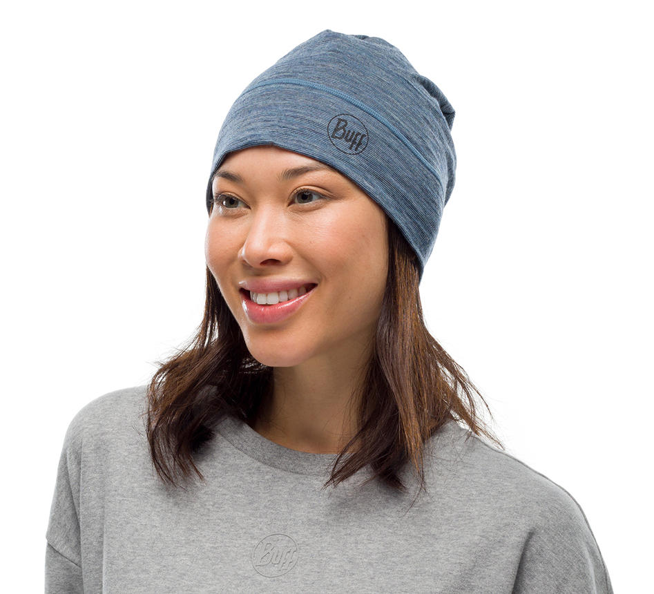 BUFF Unisex Multi LIGHTWEIGHT MERINO WOOL HAT ENSIGN MULTI STRIPES