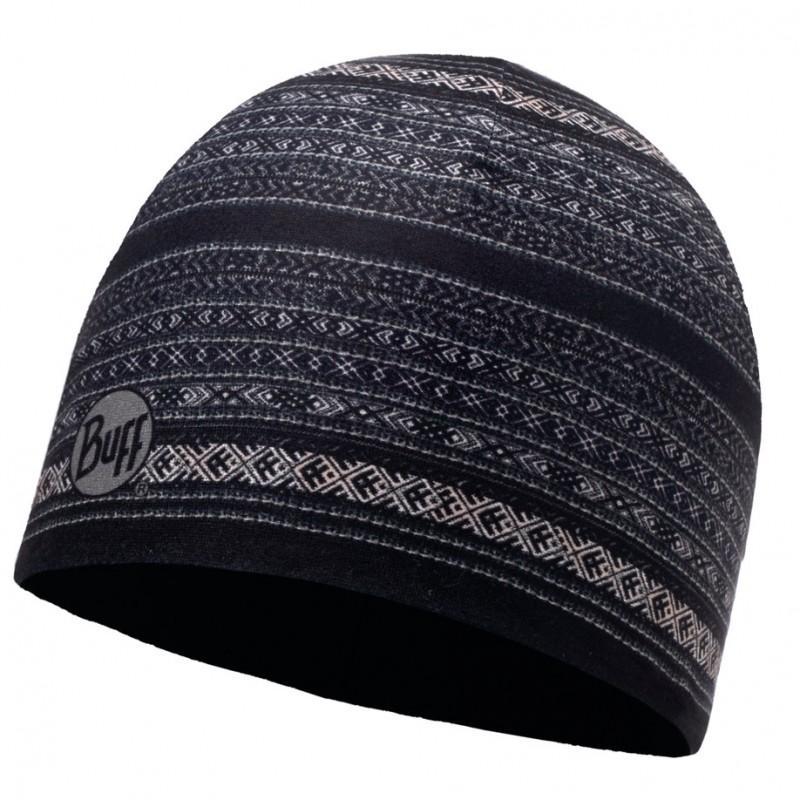 BUFF Unisex Black Microfiber & Polar Primaloft Beanie