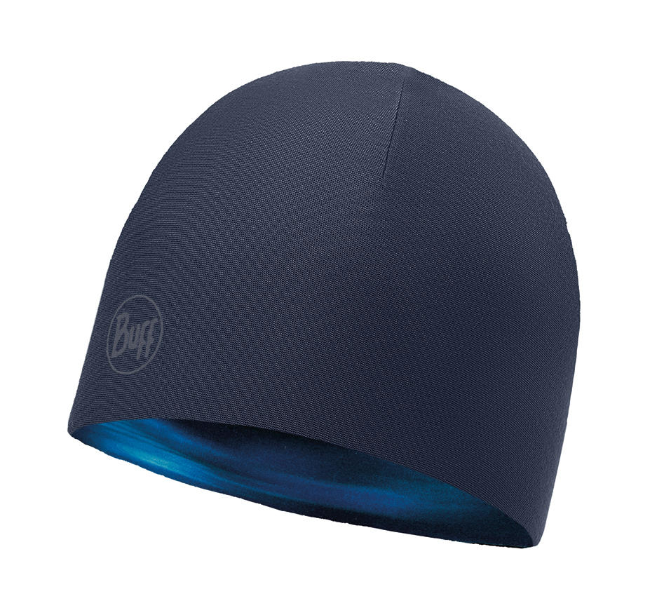 BUFF Unisex Blue Microfiber Reversible HeiQ Cooling Beanie