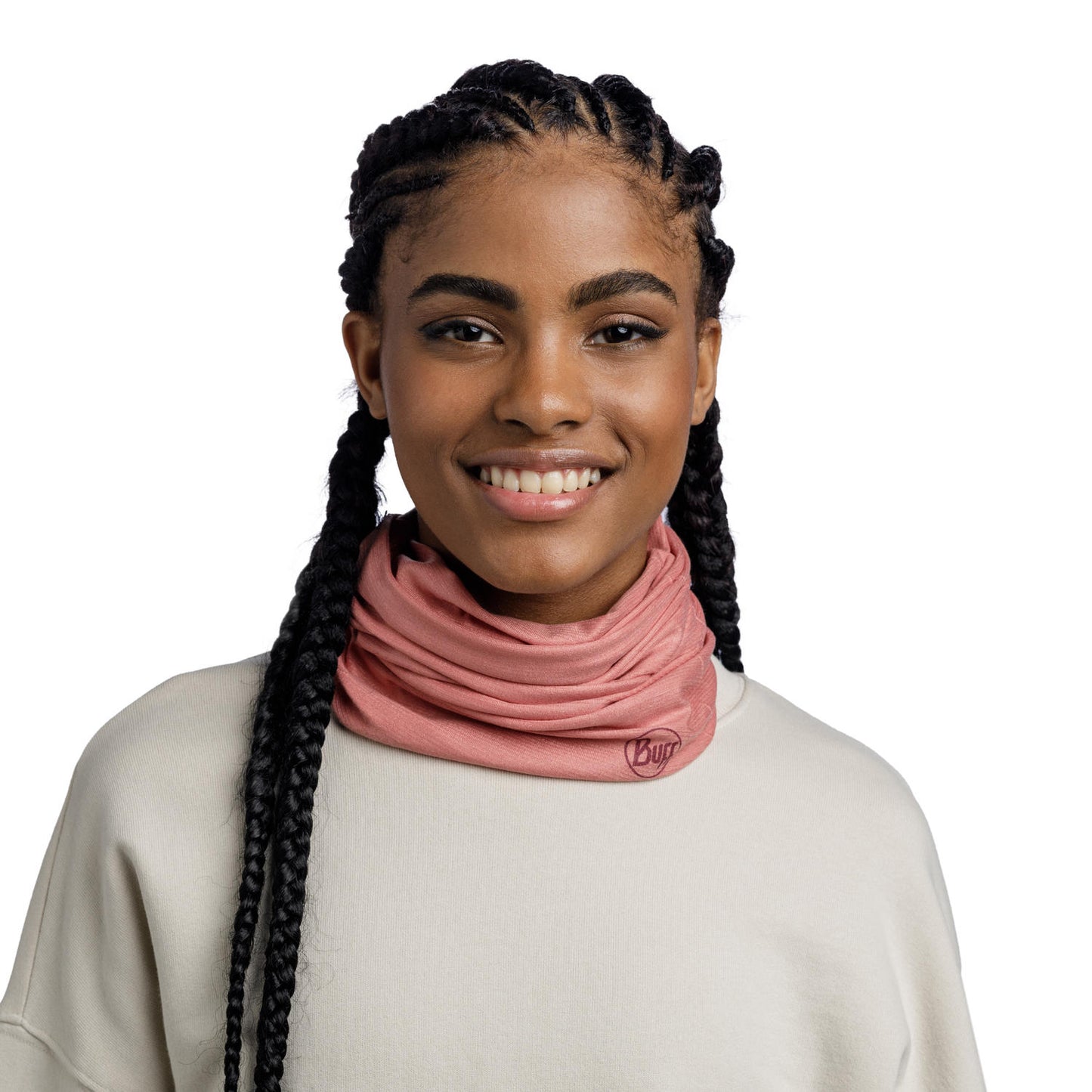 BUFF Unisex Pink COOLNET UV SOLID DAMASK