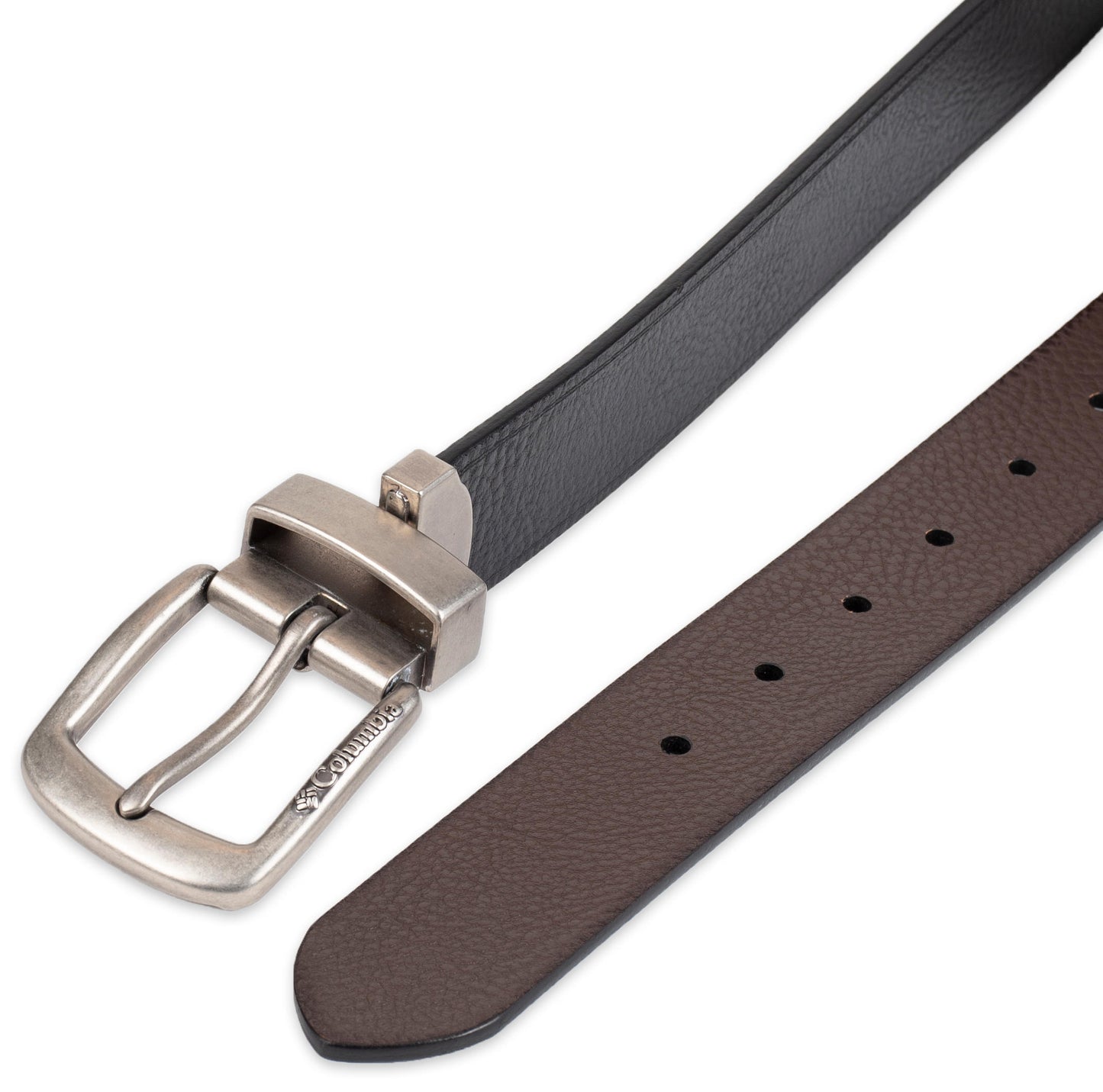 Columbia Men Black Richland Reversible Belt