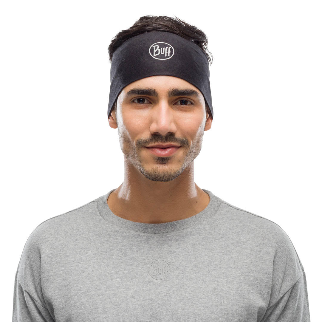 BUFF Unisex COOLNET UV HEADBAND SOLID BLACK