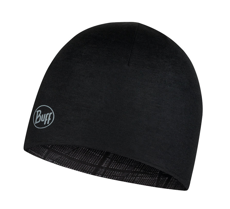 BUFF Unisex Black MICROFIBER REVERSIBLE HAT EMBERS BLACK
