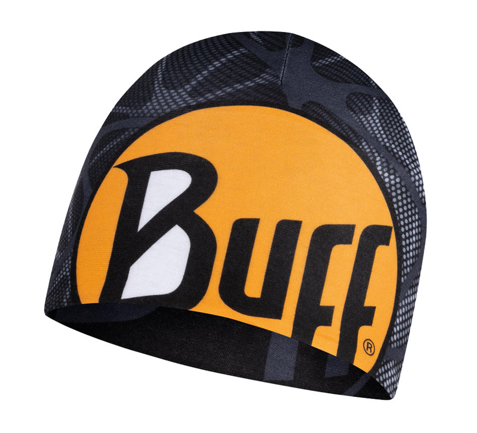 BUFF Unisex Black Microfiber Reversible HeiQ Cooling Beanie