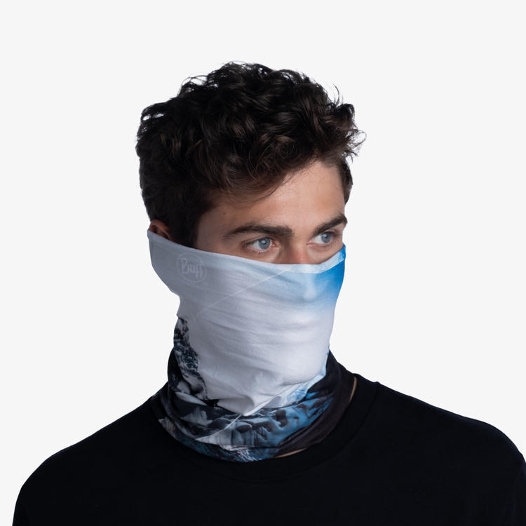 BUFF Unisex White ORIGINAL ECOSTRETCH MOUNT EVEREST MULTI (Sun Protection)