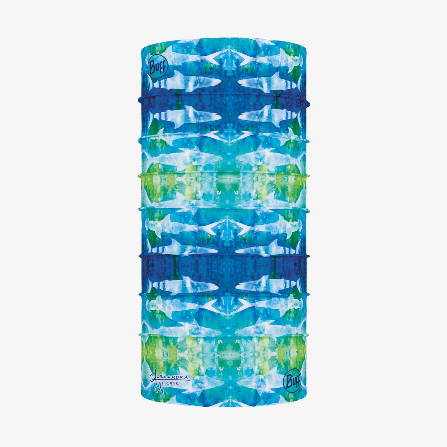 BUFF Unisex Blue ALEXANDRA NICOLE COOLNET UV TIE DYE
SHARKS BLUE