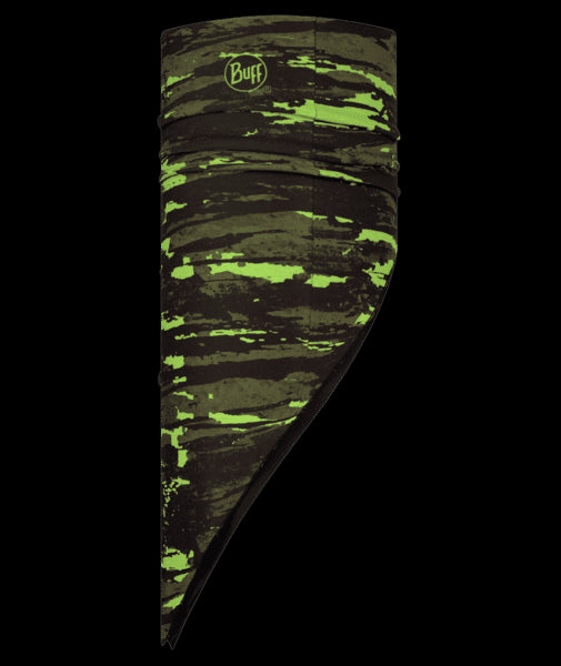 BUFF Unisex Green POLAR BANDANA PLANK MULTI