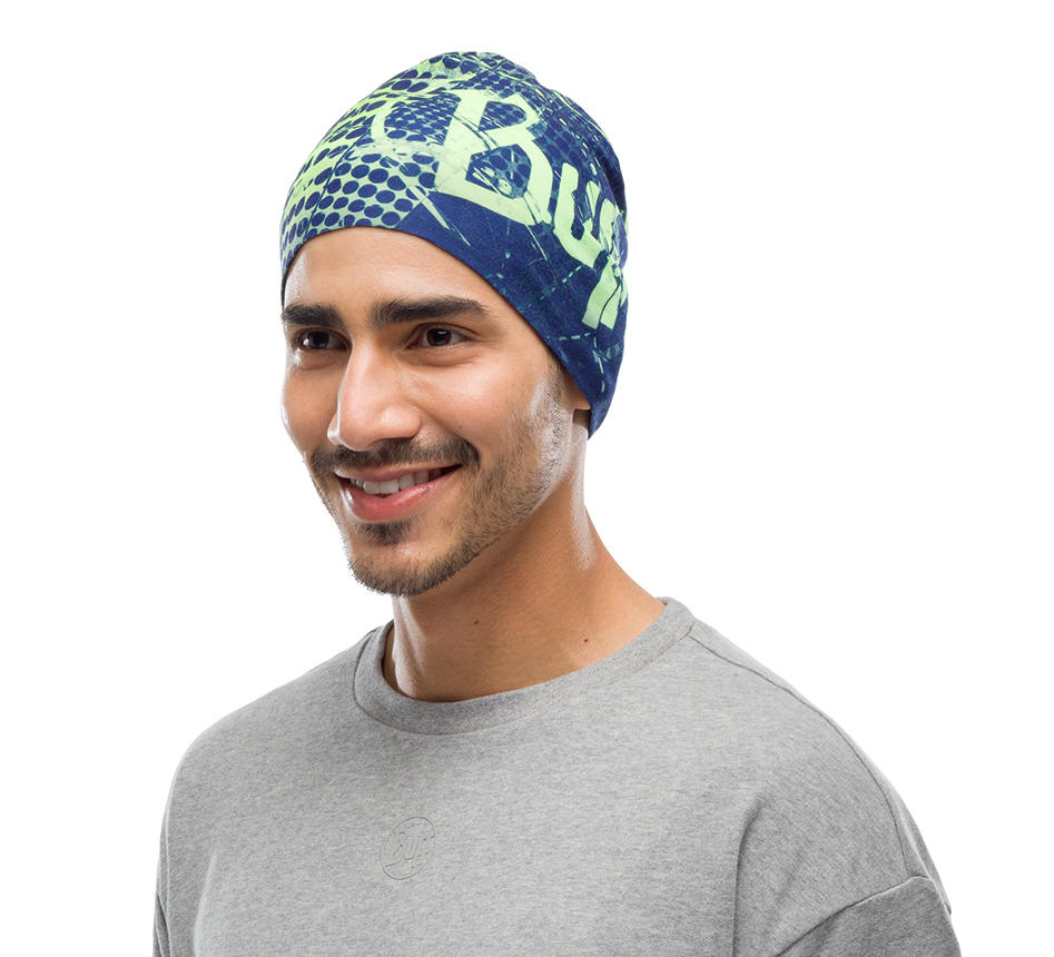 BUFF Unisex Blue MICROFIBER REVERSIBLE HAT HAVOC BLUE