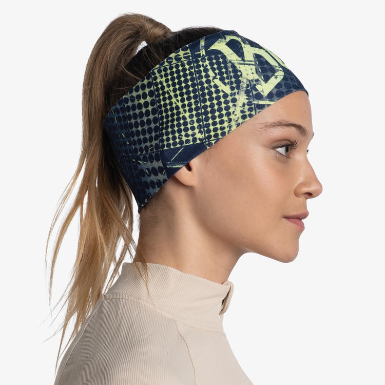 BUFF Unisex Blue COOLNET UV HEADBAND HAVOC BLUE