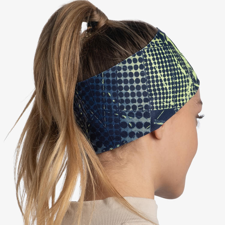 BUFF Unisex Blue COOLNET UV HEADBAND HAVOC BLUE