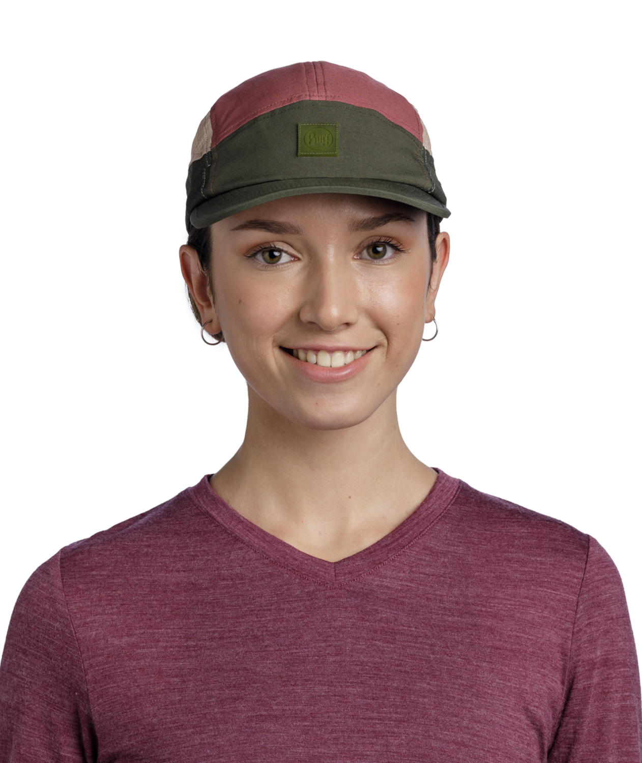 BUFF Unisex Green 5 PANEL GO CAP DOMUS MILITARY (Sun Protection ...