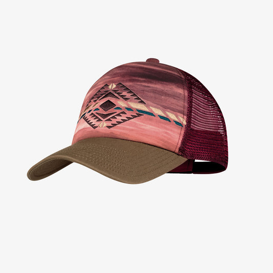 BUFF Unisex Red TRUCKER CAP SYKORA MAROON L/XL