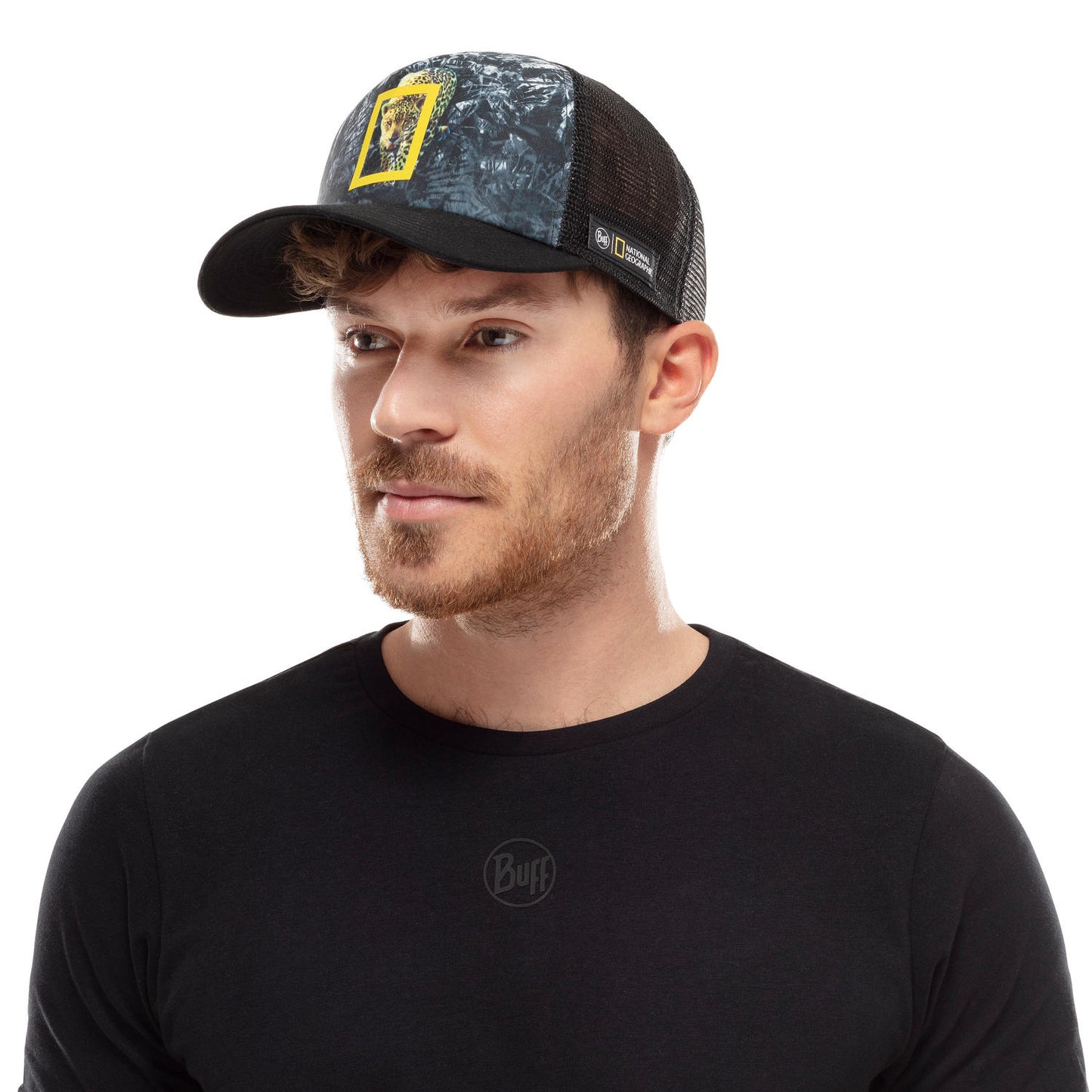 BUFF Unisex Black Trucker Wicking Cap