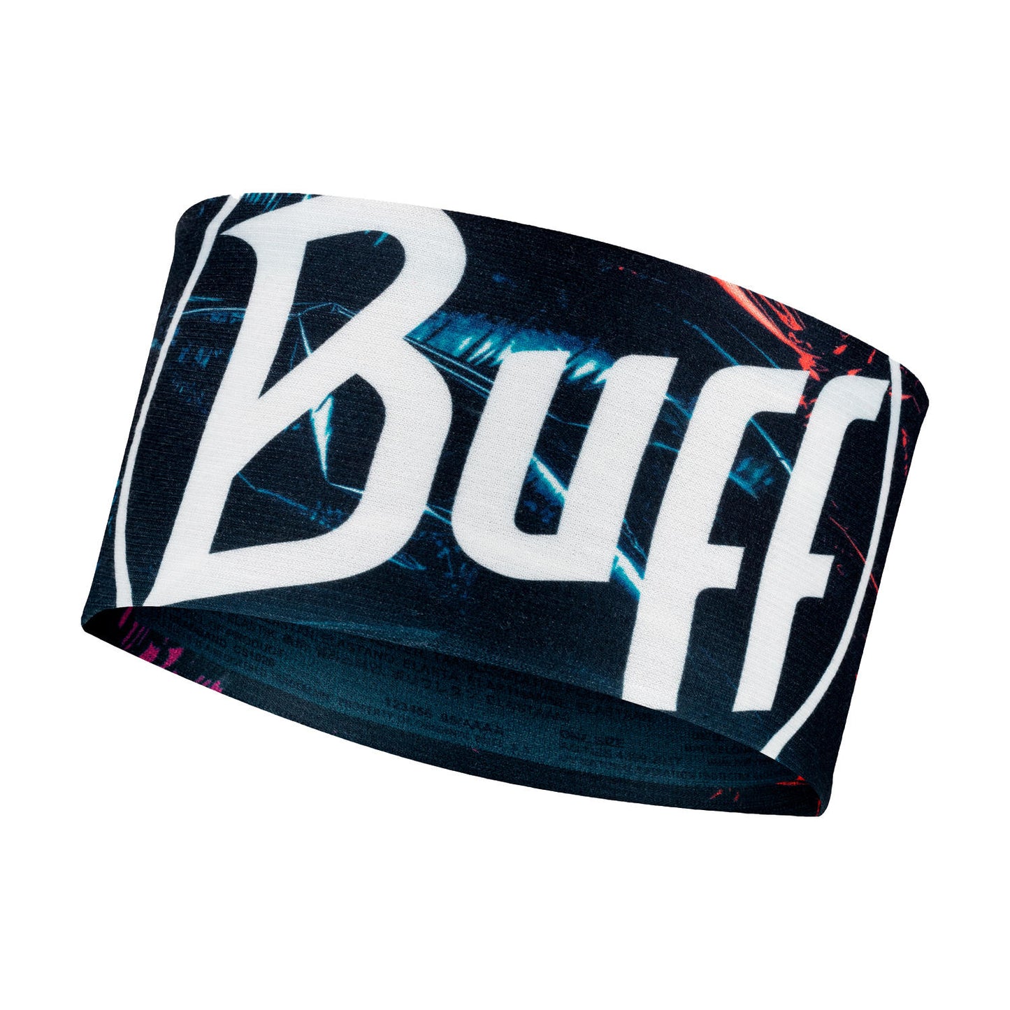 BUFF Unisex Blue COOLNET UV WIDE HEADBAND XCROSS MULT (Sun Protection)