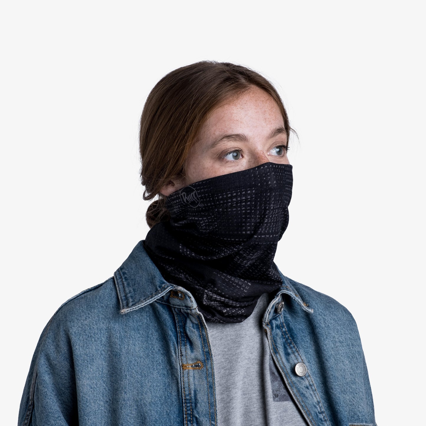 BUFF Unisex Black ORIGINAL ECOSTRETCH LEADEN BL ACK  (Sun Protection)