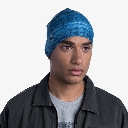 BUFF Unisex Blue ECOSTRETCH BEANIE SYNAES BLUE
