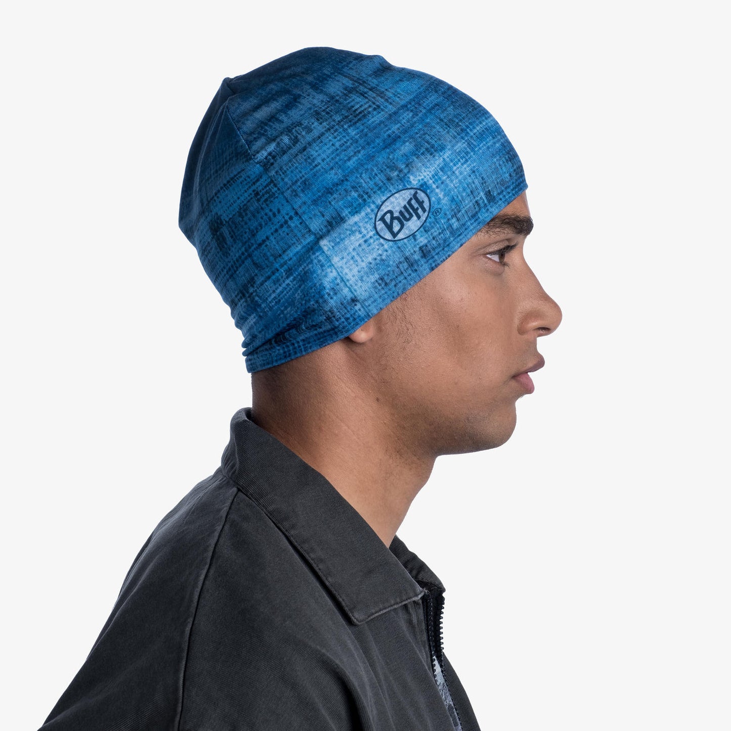 BUFF Unisex Blue ECOSTRETCH BEANIE SYNAES BLUE