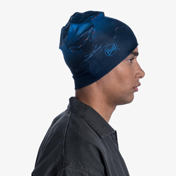 BUFF Unisex THERMONET BEANIE S-WAVE BLUE