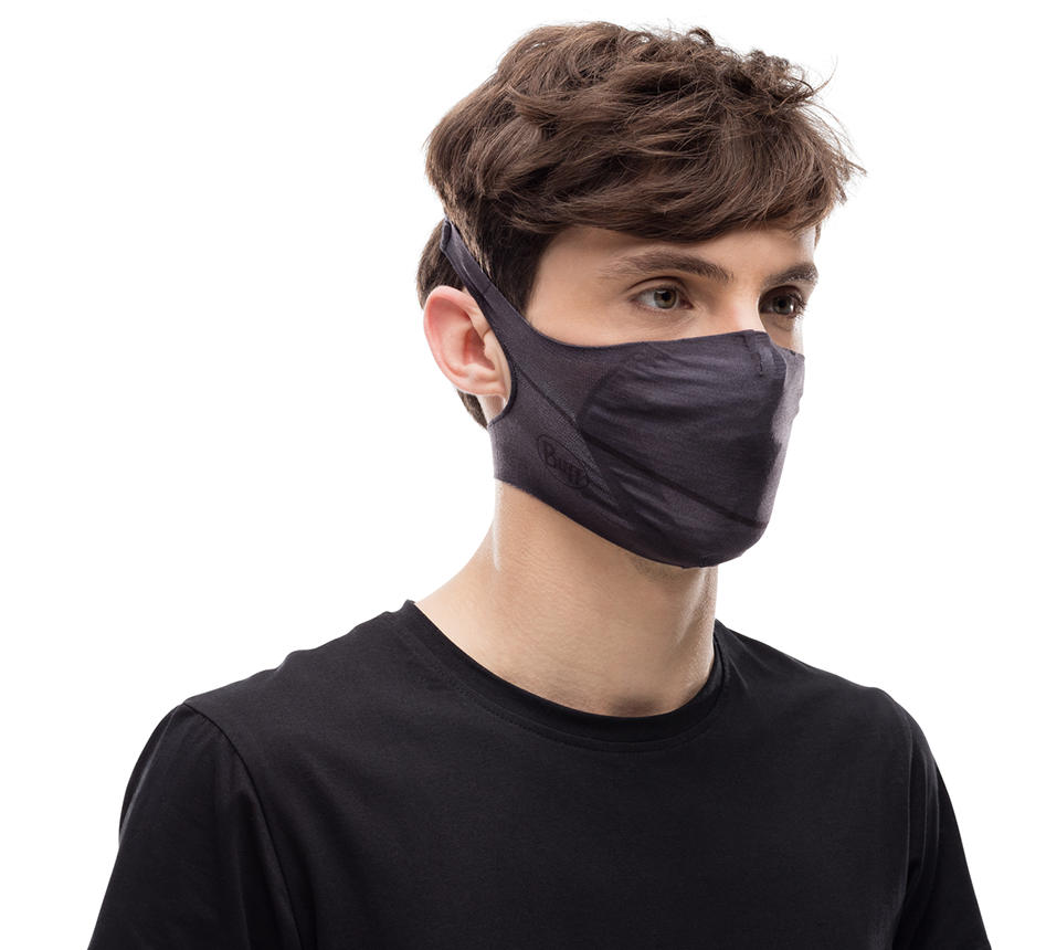 BUFF Unisex Grey Filter Coolnet Mask