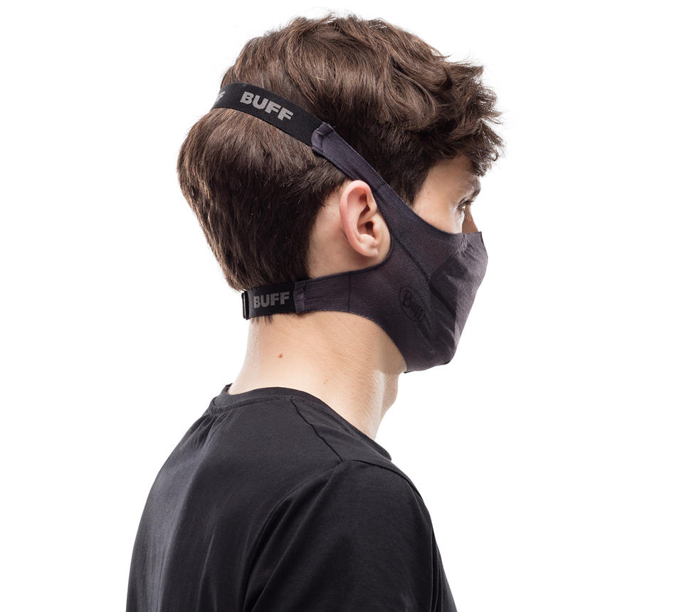 BUFF Unisex Grey FILTER MASK VIVID GREY