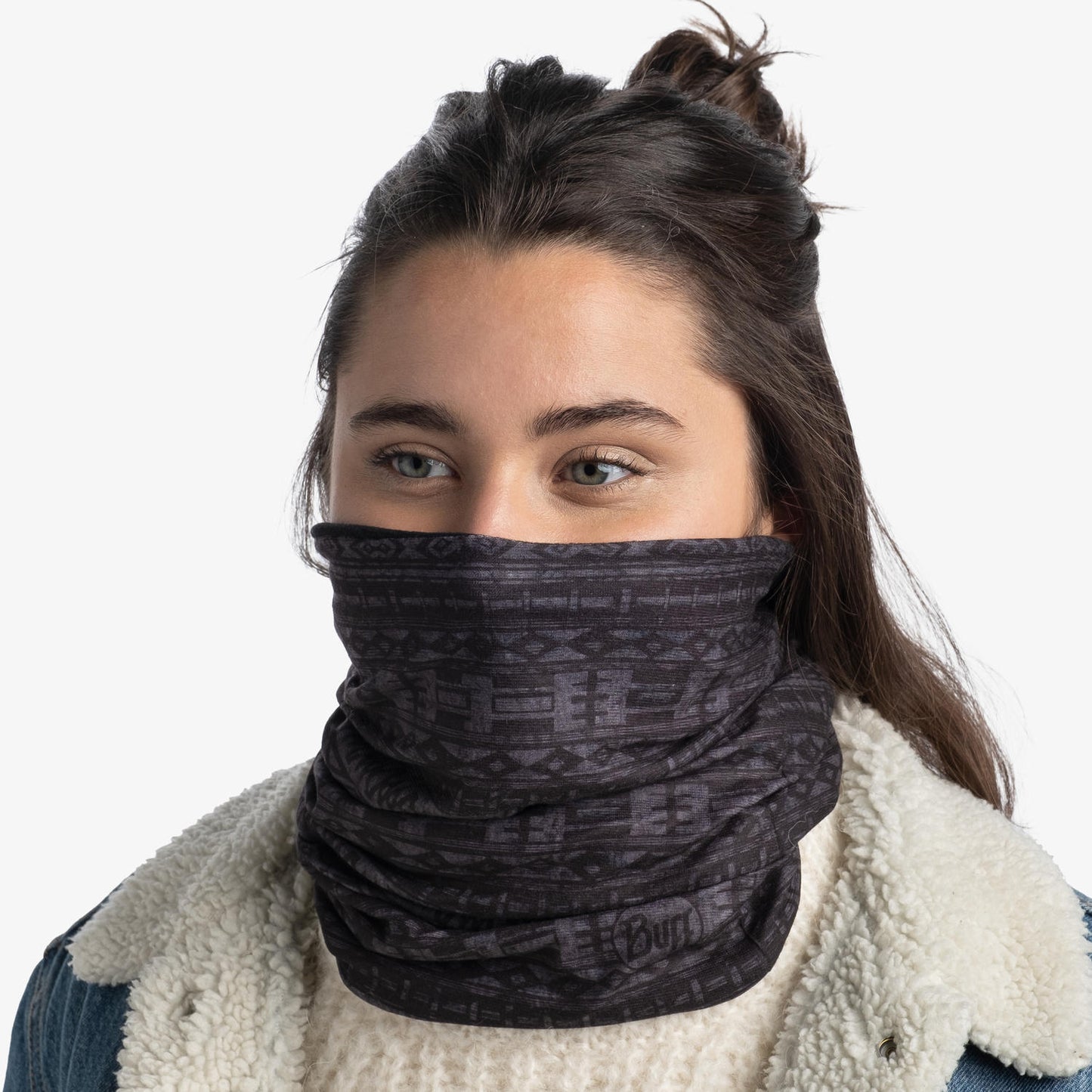 BUFF Unisex Black Polar Reversible Tubular