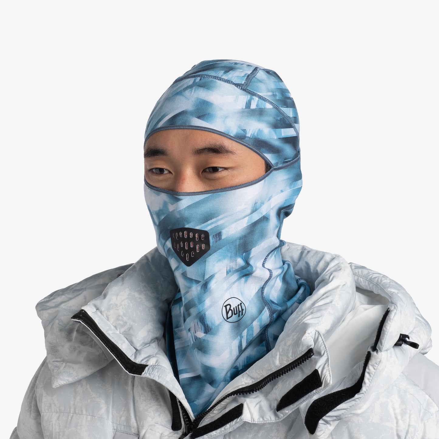 BUFF Unisex Blue THERMONET HINGED BALACLAVA TONSU AQUA