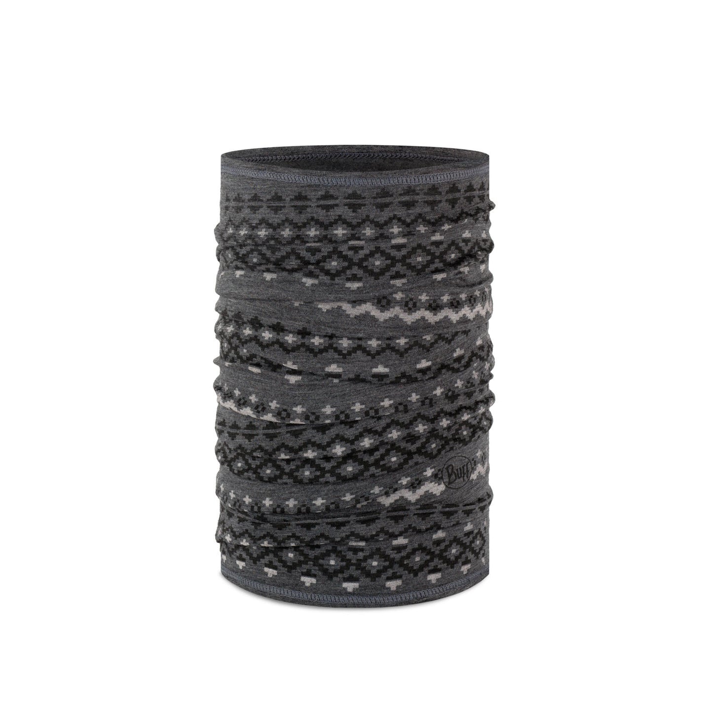 BUFF Unisex Grey Lightweight Merino Wool Tubular